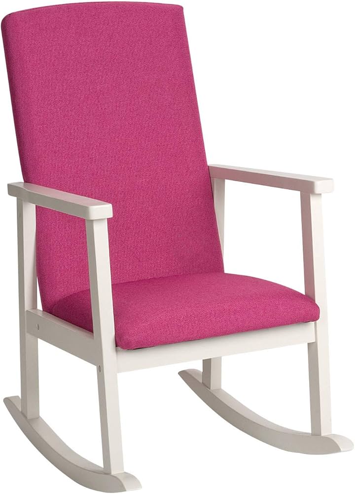 Amazon.co.jp: GiftMark デラックス子供用ロッキングチェア ホワイト